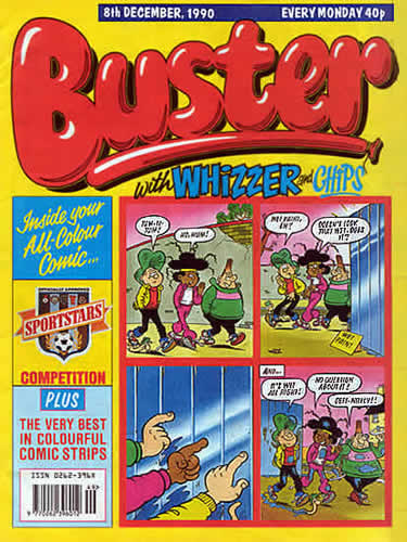 Buster and Whizzer and Chips from December 1990