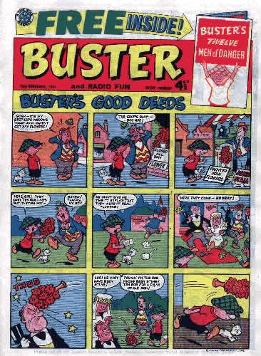 A copy of Buster and Radio Fun from May 1961